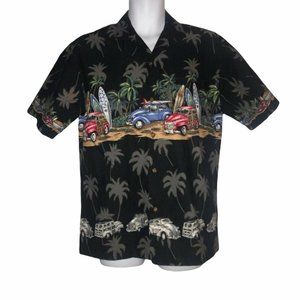 Ky's Hawaiian Vintage 90's Historic Car Shirt M